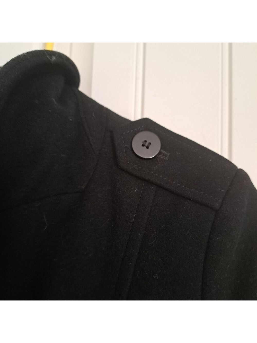 Ladies KENNETH COLE wool single breasted jacket peacoat navy blue coastal size 6 - Picture 6 of 12